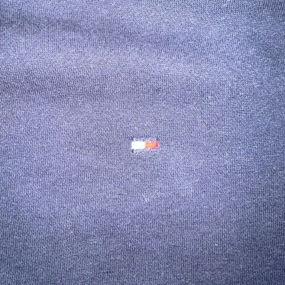 Tommy Hilfiger Sweatshirt Men's XL Navy Blue Cotton Crew Neck Pullover - Picture 7 of 10